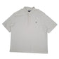 Mens White Polo Ralph Lauren Knit Oxford Short Sleeve Polo Shirt