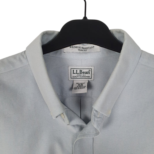 Mens Blue L.L.Bean   Shirt