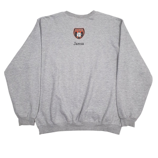 Mens Grey Adidas  Crewneck Jumper