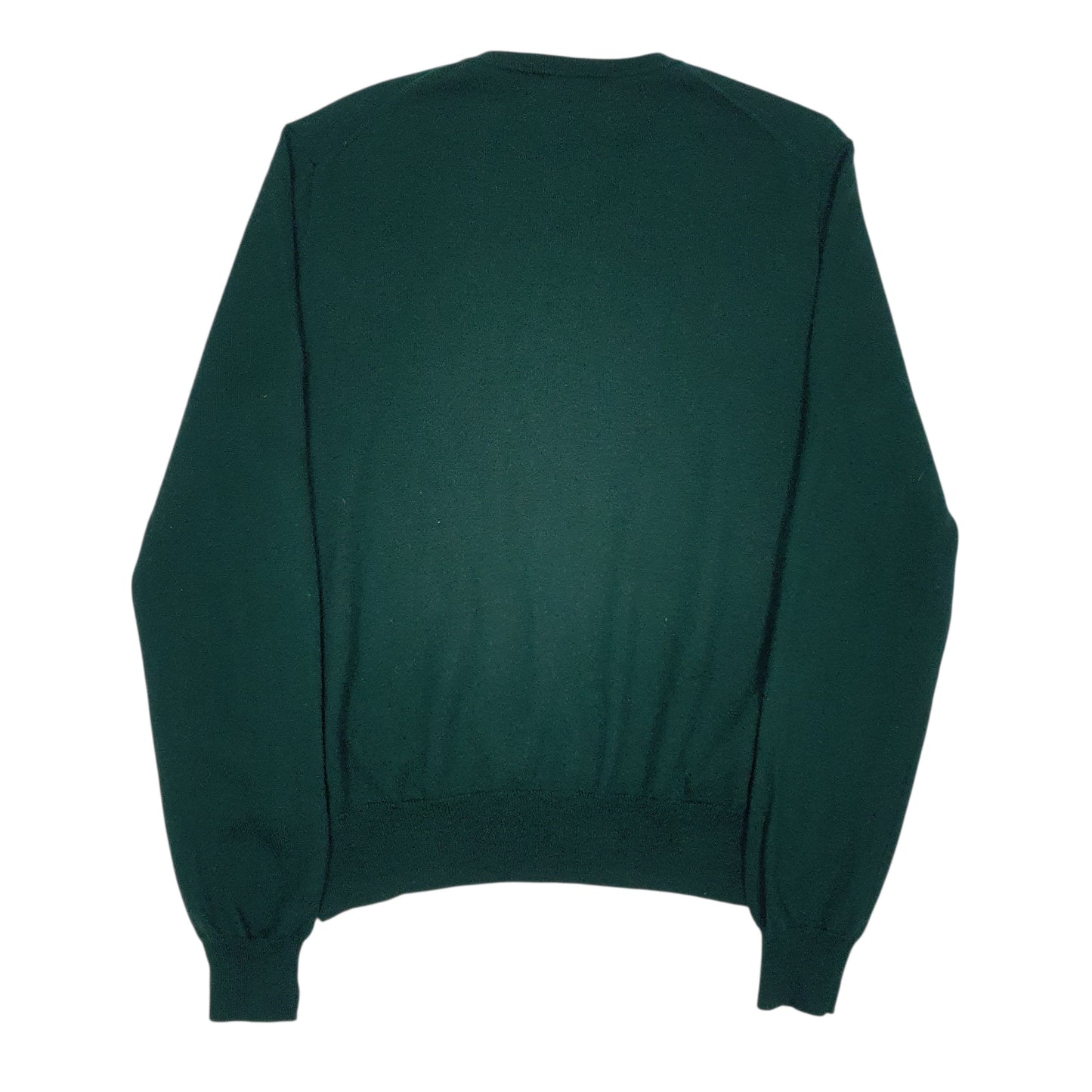 Mens Green Polo Ralph Lauren  V Neck Jumper