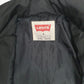 Mens Black Levis Hooded Bomber  Coat