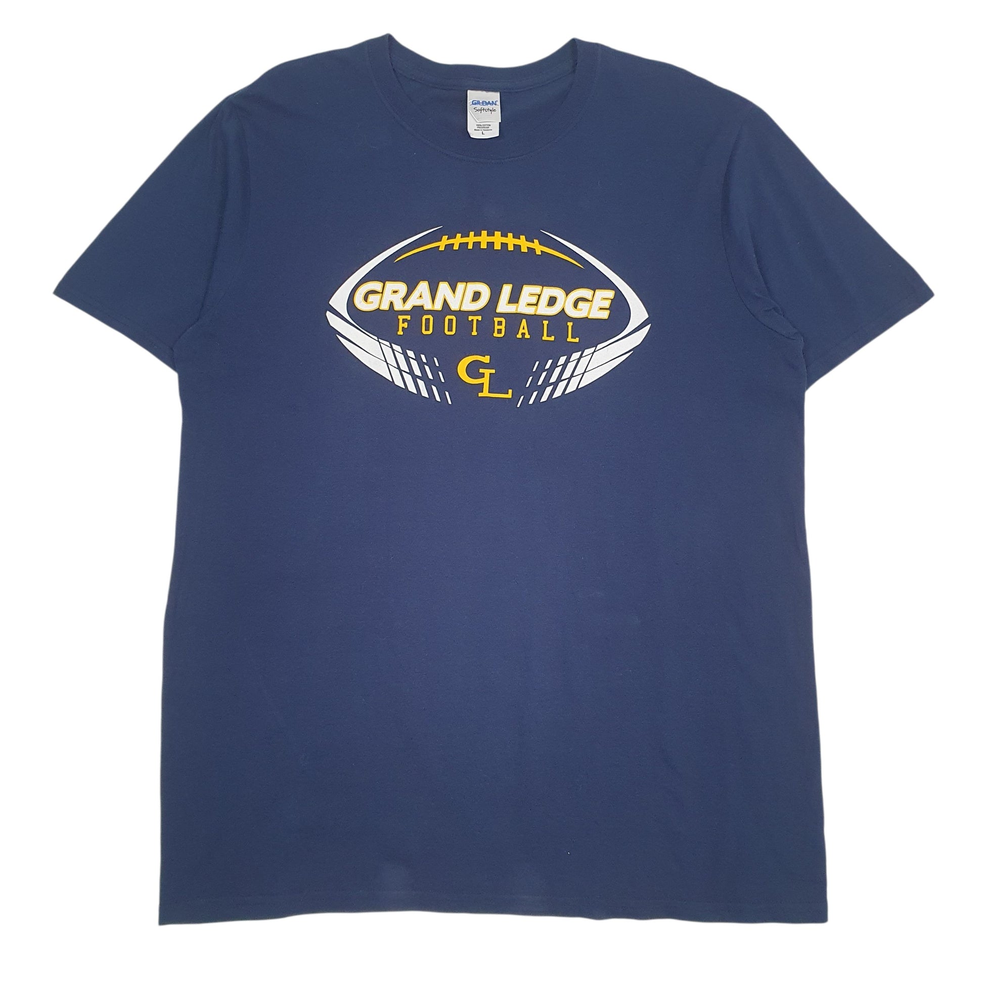 Mens Navy Gildan Grand Ledge Short Sleeve T Shirt
