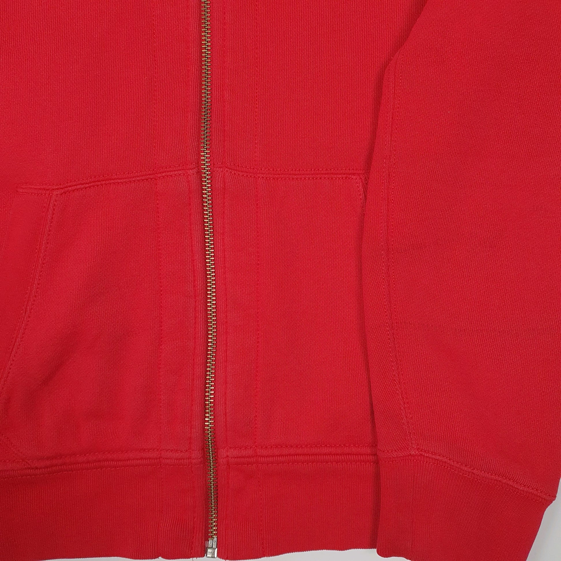 Mens Red Polo Ralph Lauren Hoodie Full Zip Jumper