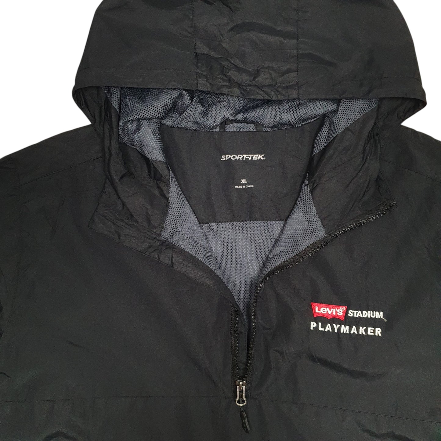 Mens Black Sport-Tek Levis Stadium Playmaker San Francisco 49ers NFL  Coat