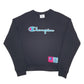 Womens Black Champion Reverse Weave Crewneck Jumper