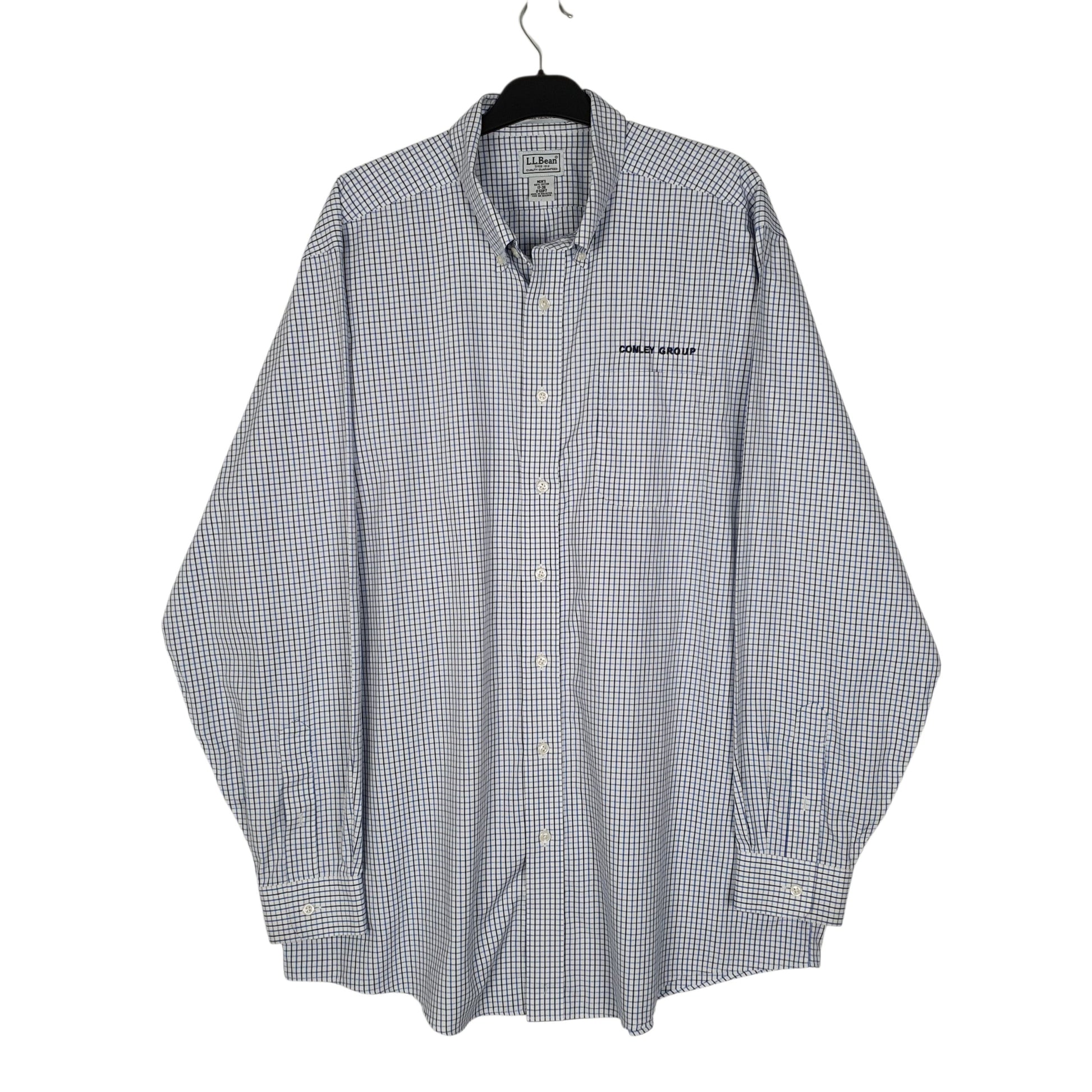 Mens Blue L.L.Bean  Long Sleeve Shirt