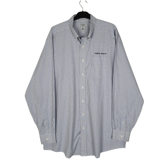 Mens Blue L.L.Bean  Long Sleeve Shirt