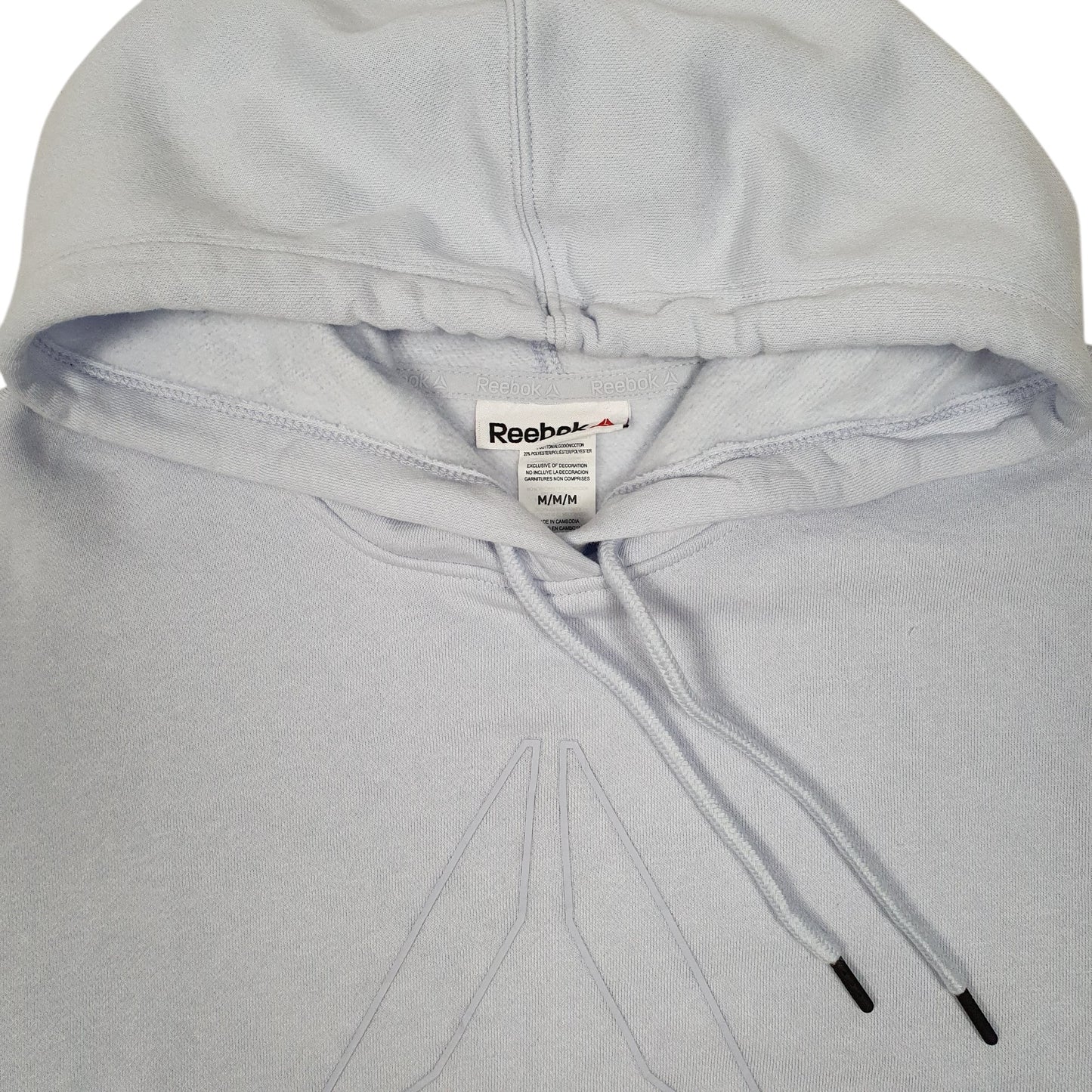 Mens Purple Reebok  Hoodie Jumper