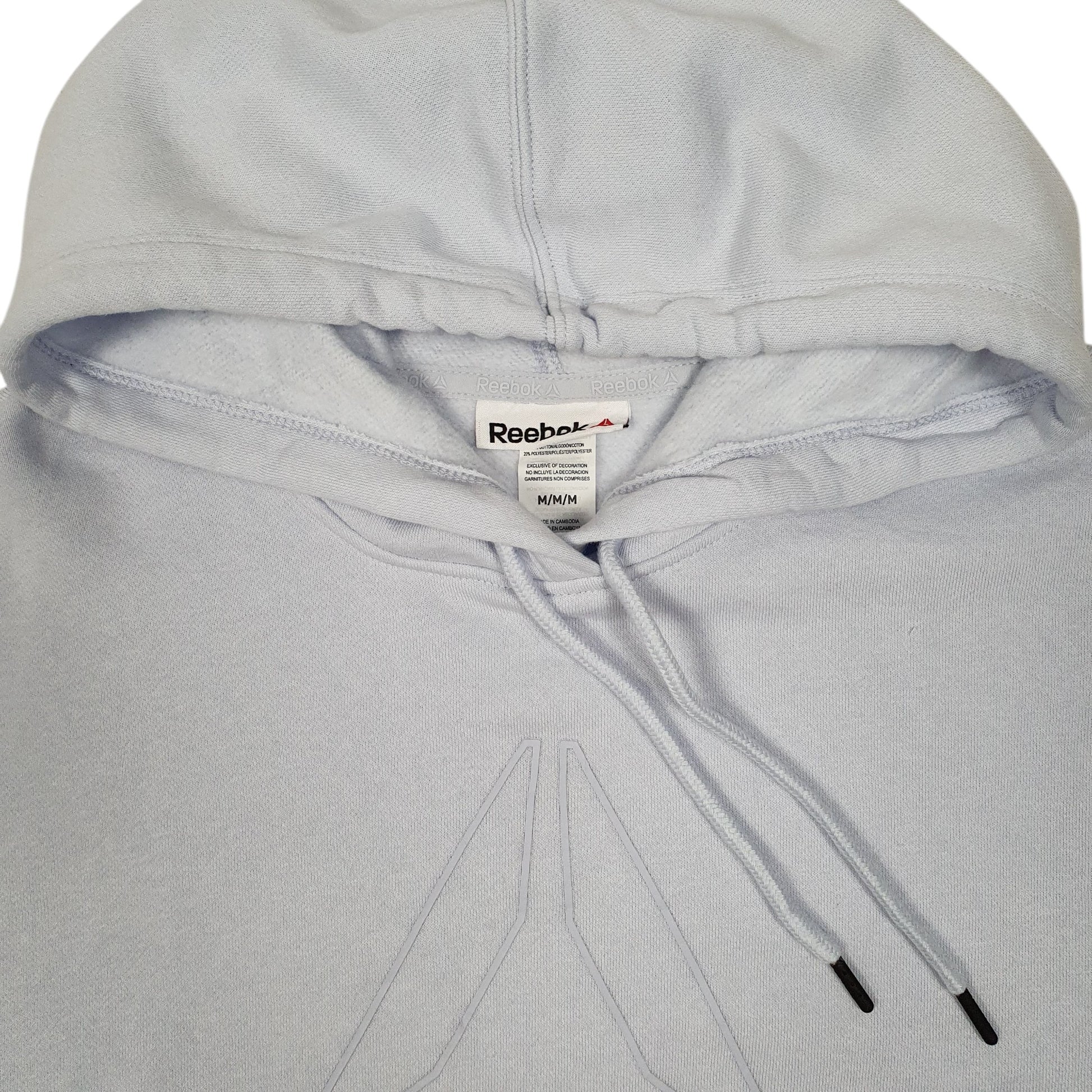 Mens Purple Reebok  Hoodie Jumper