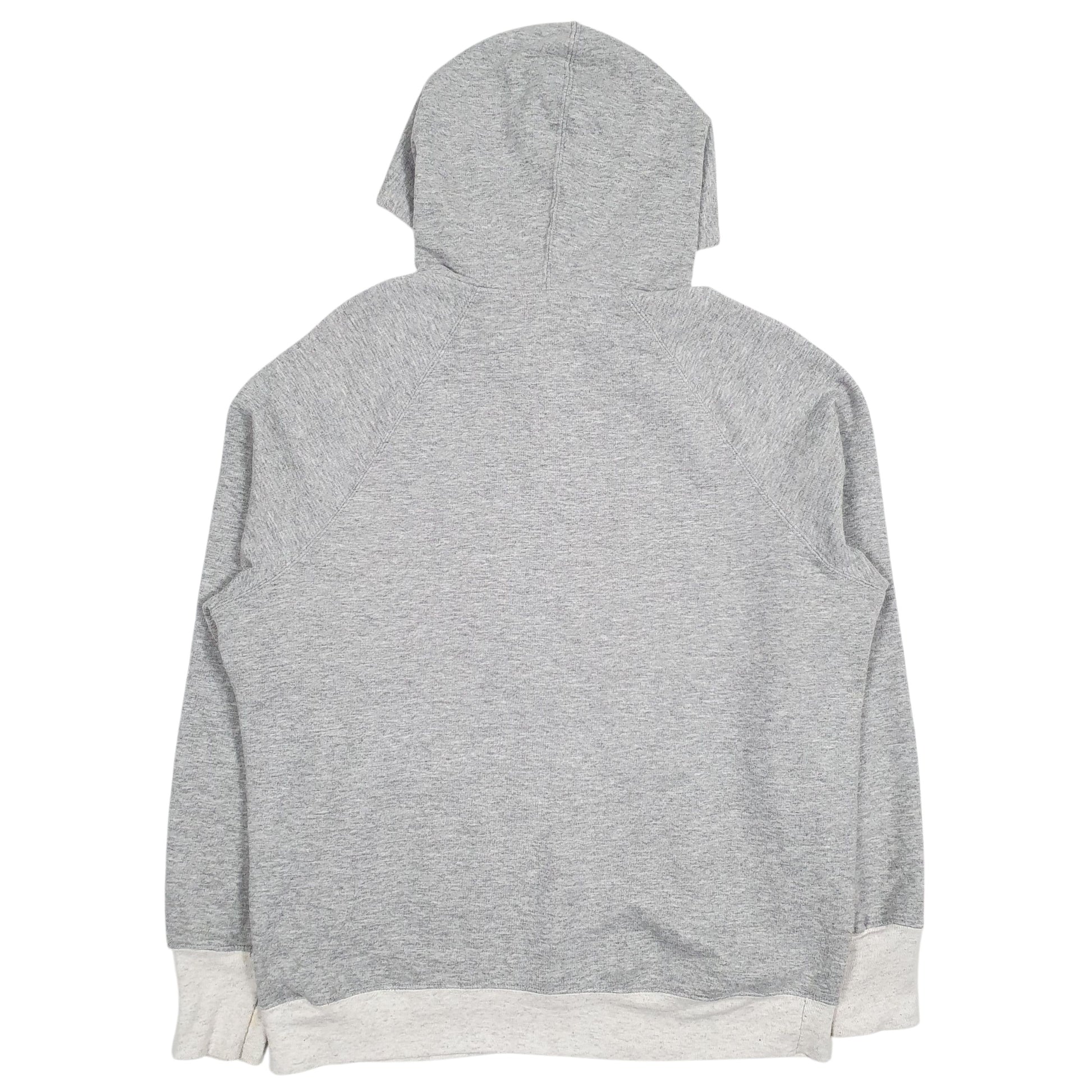 Mens Grey Champion Spellout Hoodie Jumper