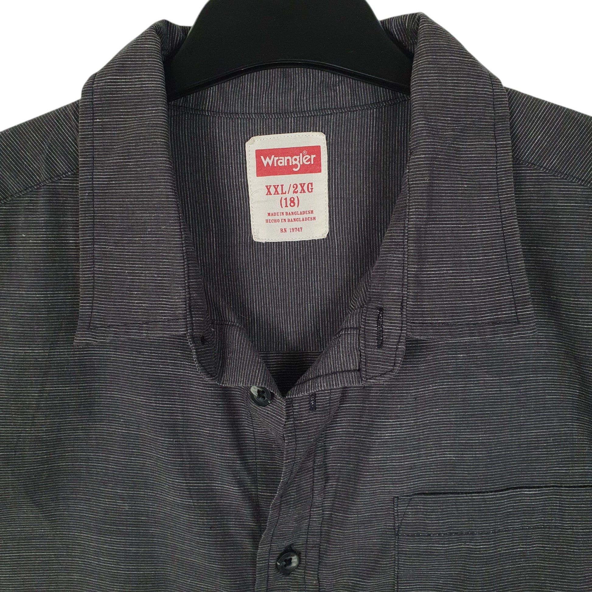 Mens Grey Wrangler   Shirt
