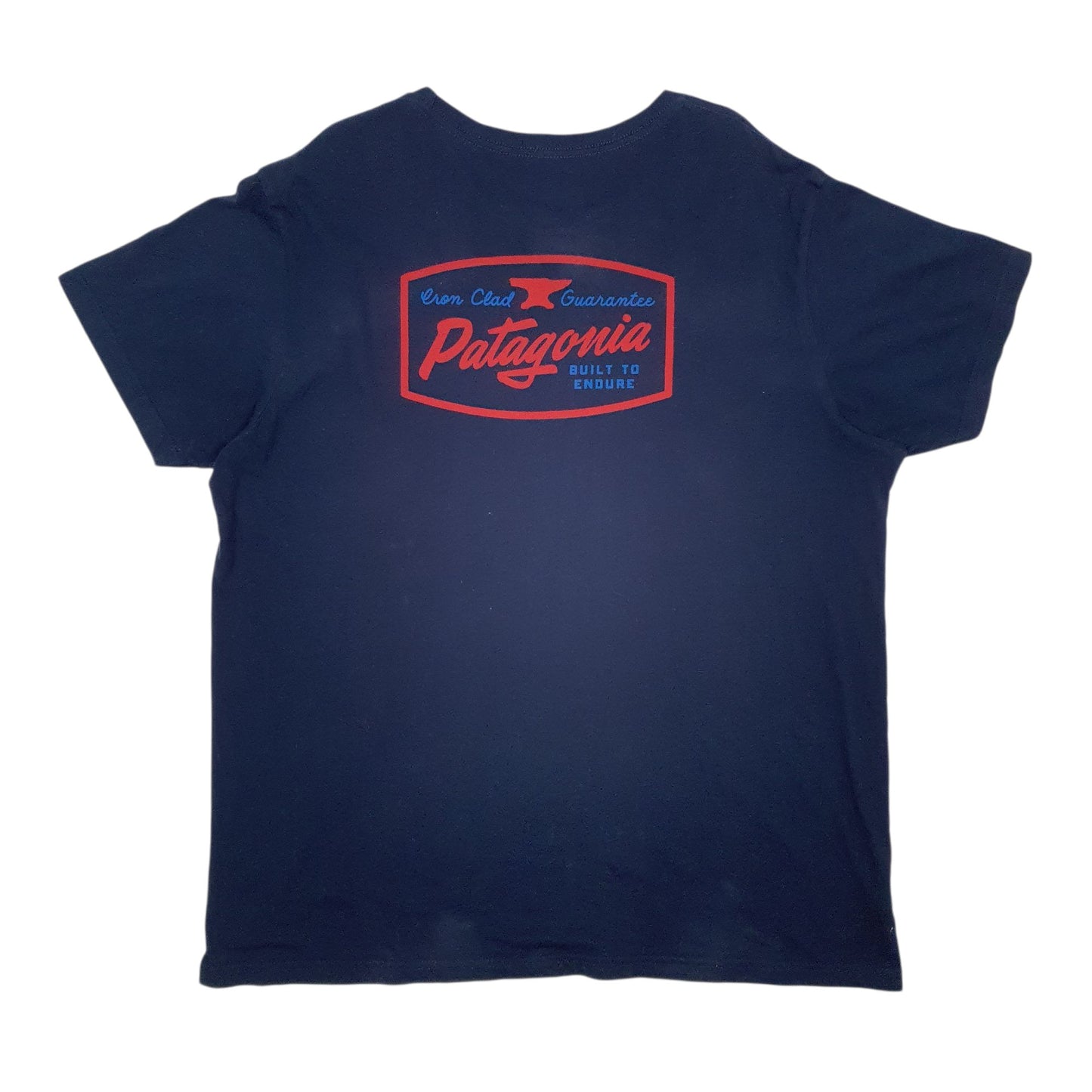 Mens Navy Patagonia Slim Fit Made In USA  T Shirt