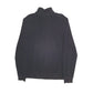 Mens Black Tommy Hilfiger Button Up Quarter Zip Jumper
