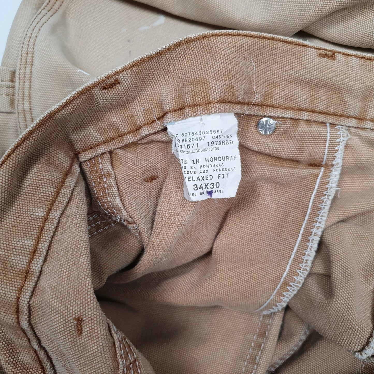 Mens Beige Dickies   Trousers