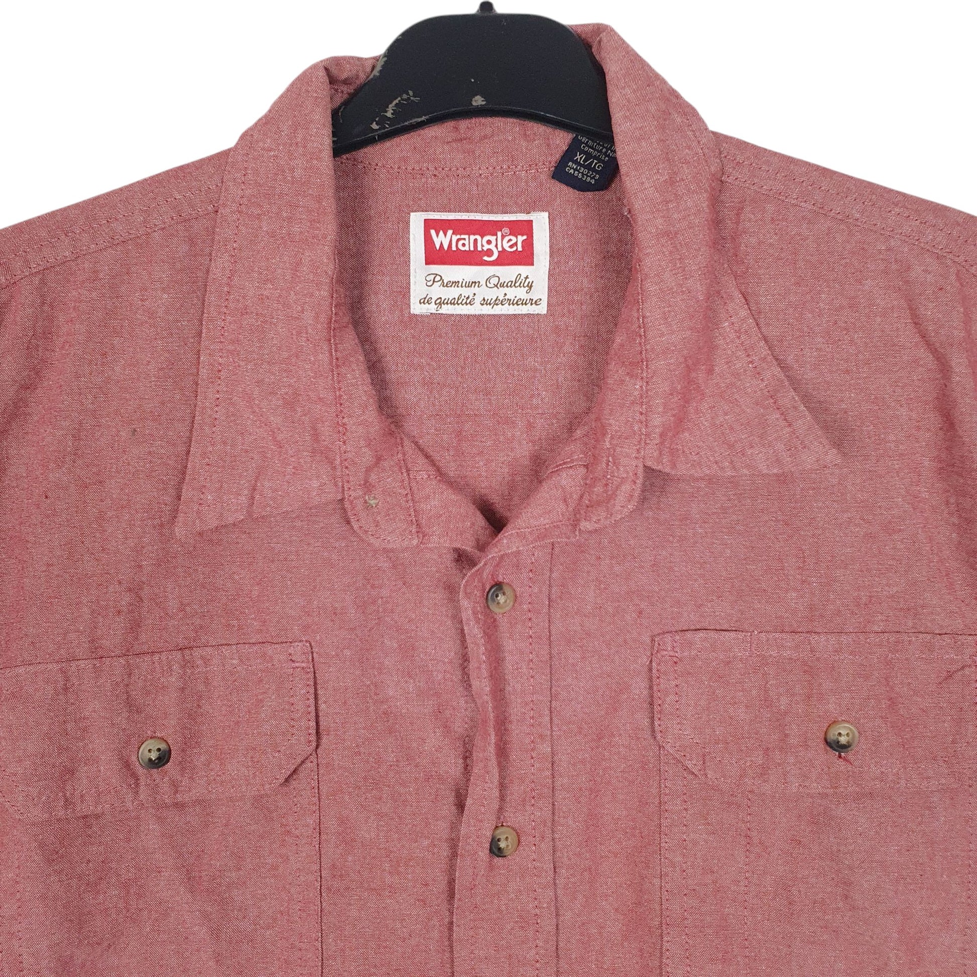 Mens Red Wrangler   Shirt