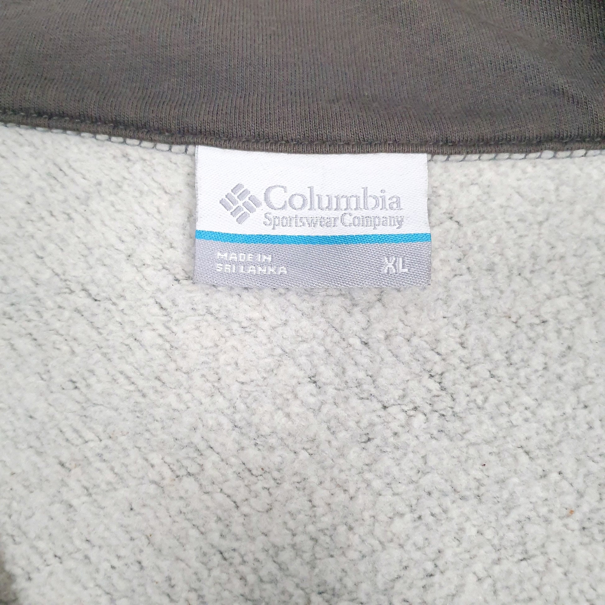 Mens Grey Columbia Sportswear Company  Quarter Zip Jumper
