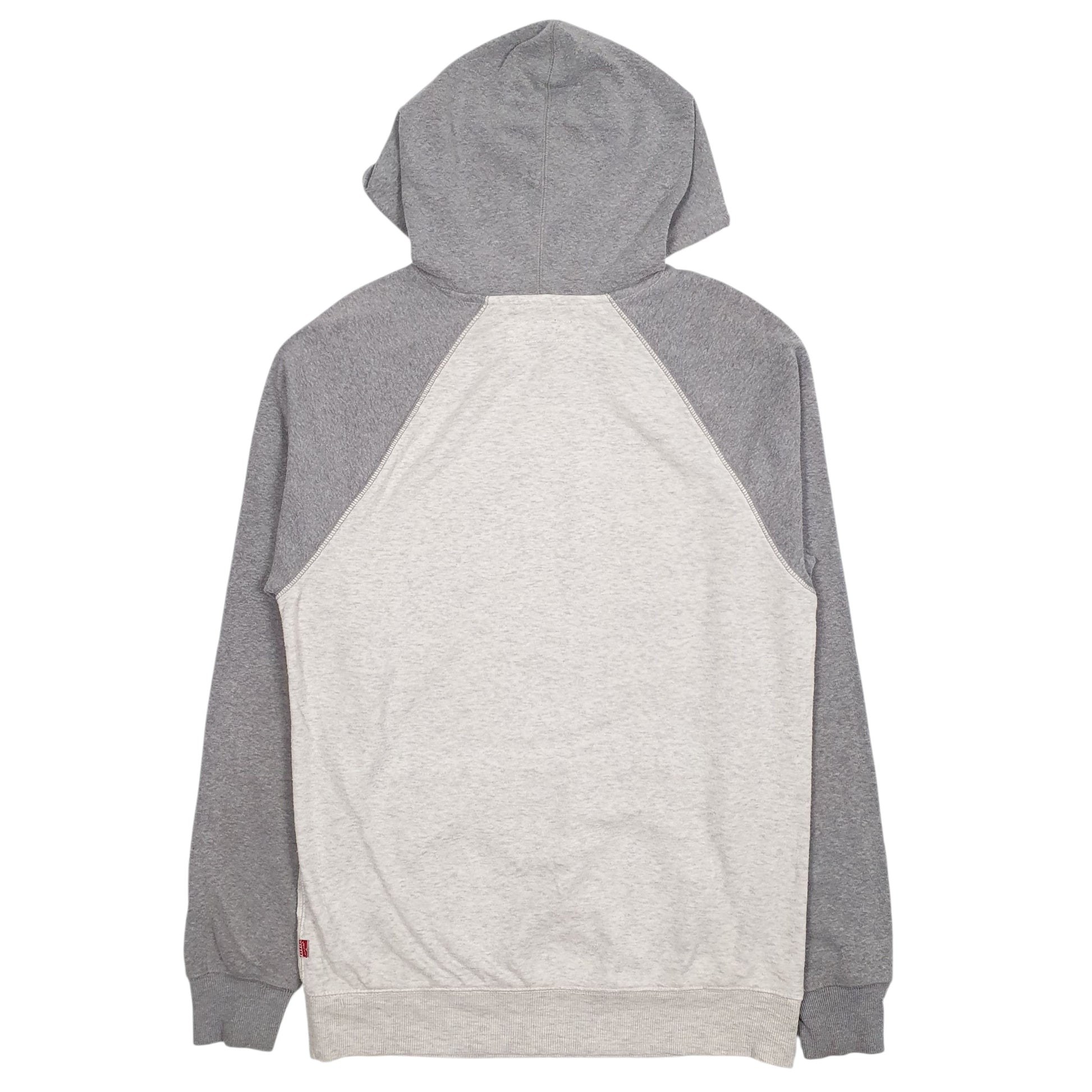 Mens Grey Levis California Hoodie Jumper