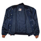 Mens Navy Starter Vintage 1980s Detroit Tigers Satin Full Zip Coat