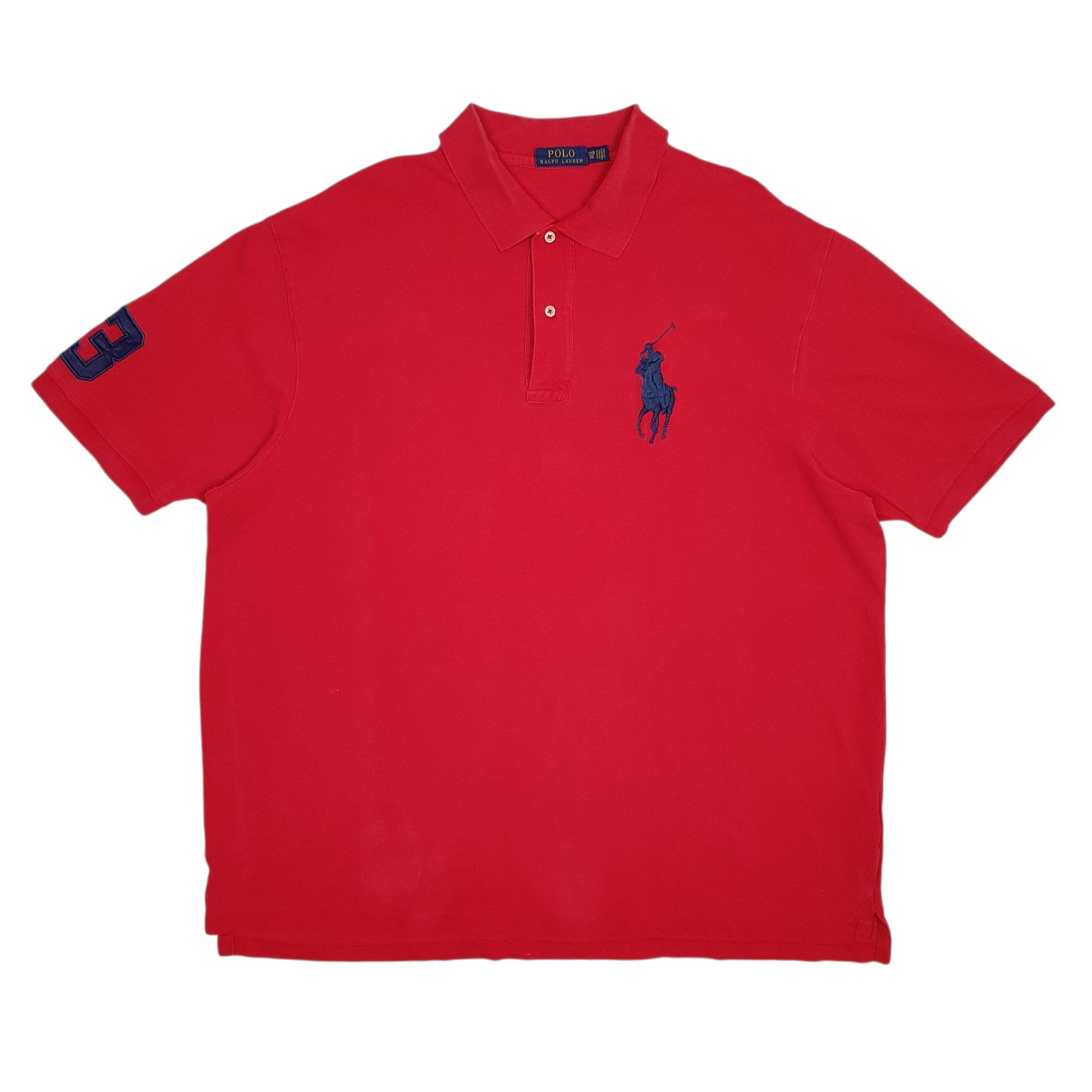 Mens Red Polo Ralph Lauren  Short Sleeve Polo Shirt