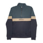 Mens Green Dickies Spellout Quarter Zip Jumper