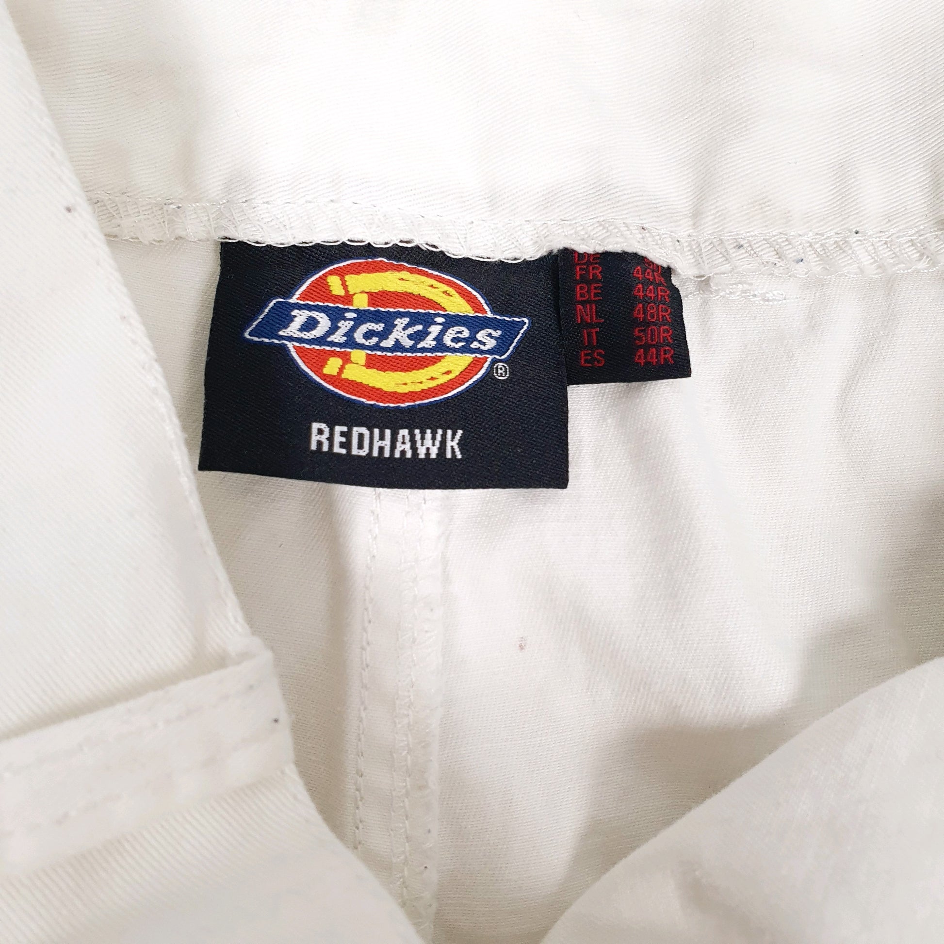 Mens White Dickies   Jeans