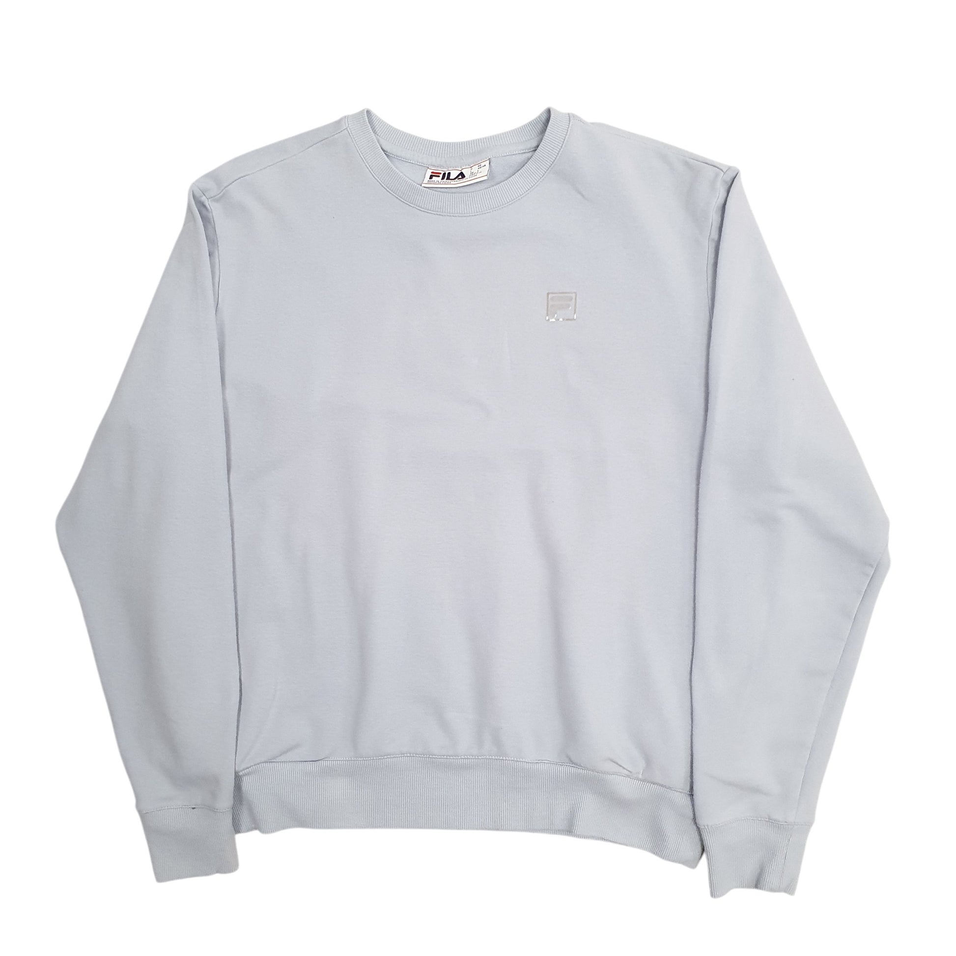 Mens Blue Fila  Crewneck Jumper