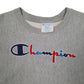 Womens Grey Champion Crop Top Crewneck Jumper