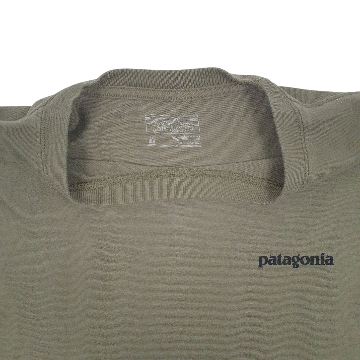 Mens Green Patagonia  Hoodie T Shirt