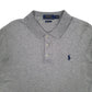 Mens Grey Polo Ralph Lauren Classic Fit  Polo Shirt