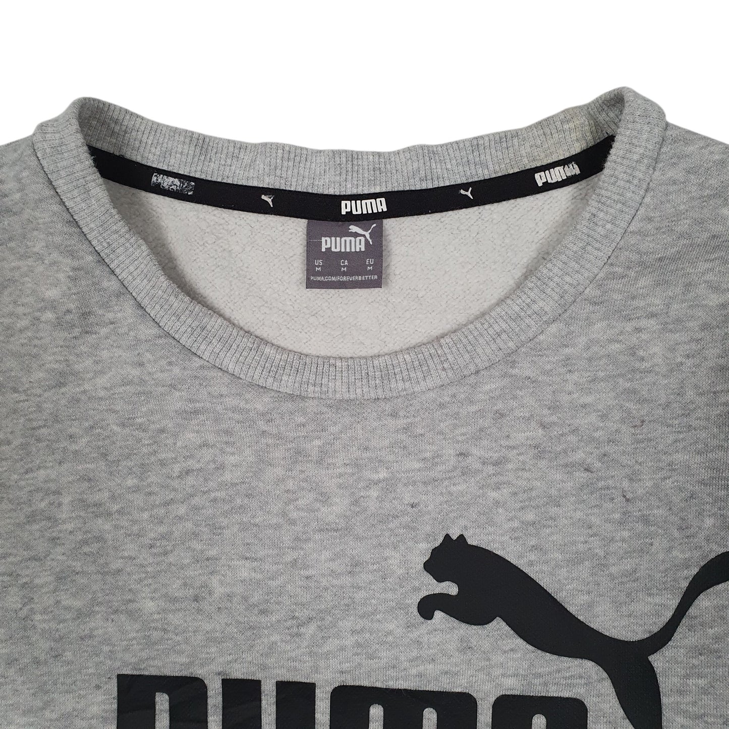 Womens Grey Puma  Crewneck Jumper