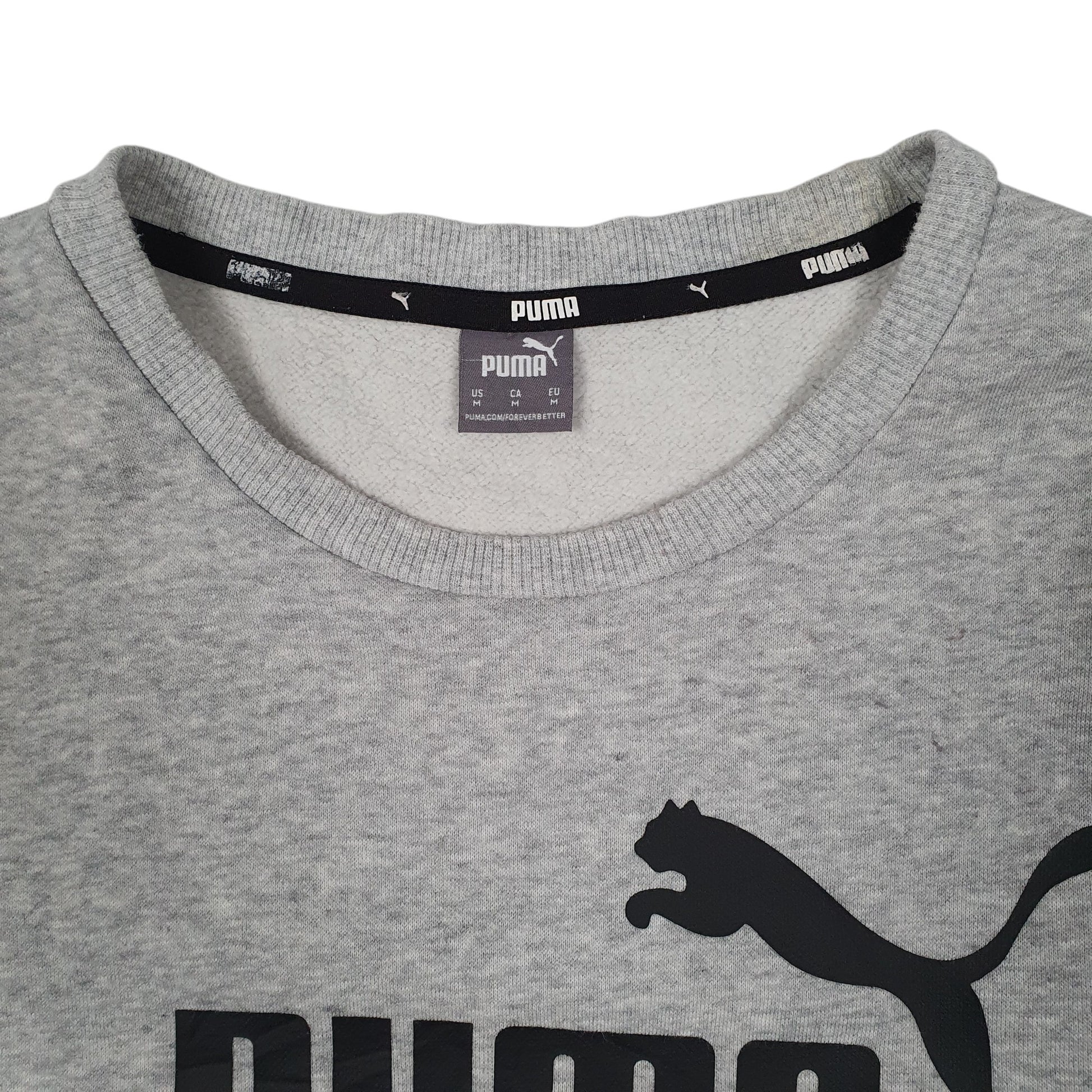 Womens Grey Puma  Crewneck Jumper