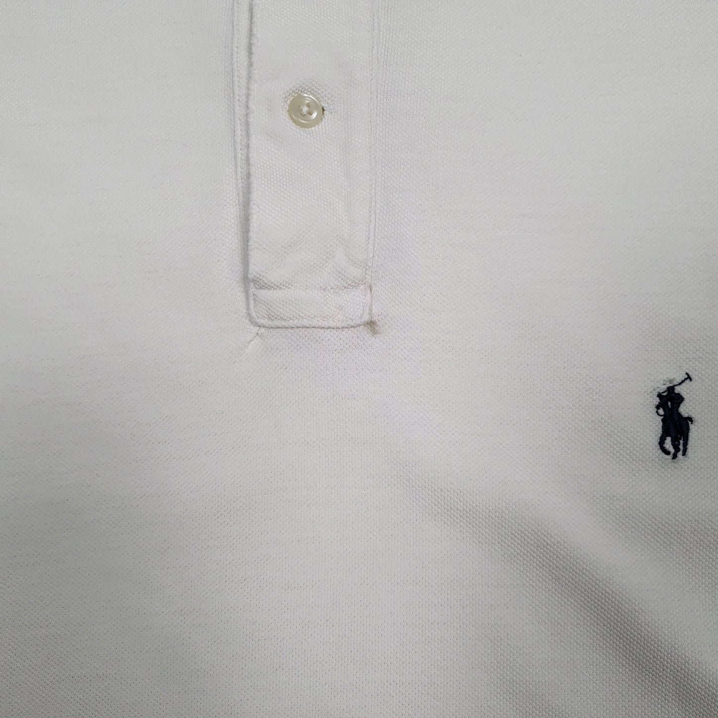 Mens White Polo Ralph Lauren   Polo Shirt