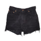 Womens Black Levis Vintage 90s Made In USA Cut Offs Denim Shorts