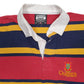 Mens Red Barbarian Rugby Queens University Hoodie Polo Shirt