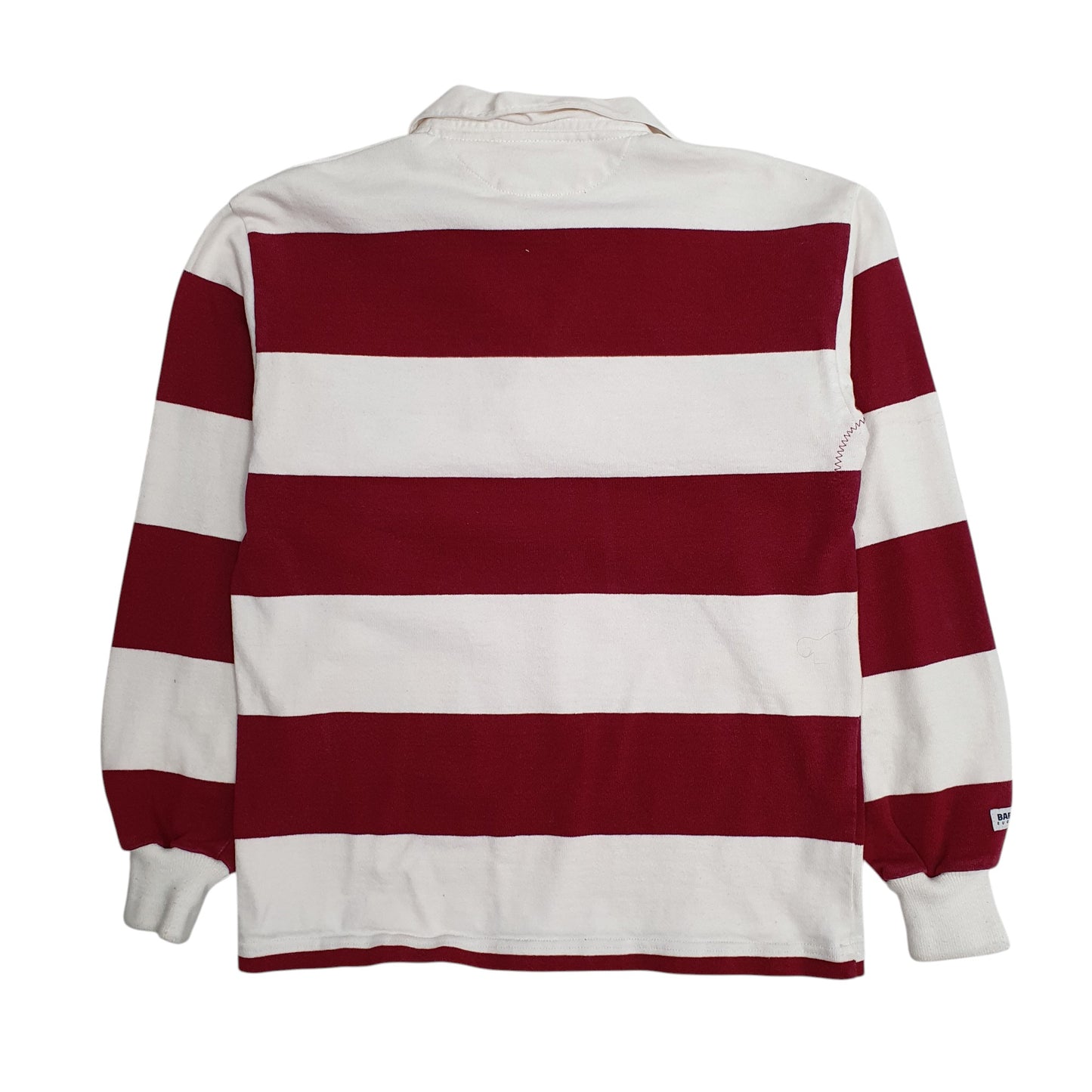 Mens Burgundy Barbarian Lacrosse Rugby Hoodie Polo Shirt