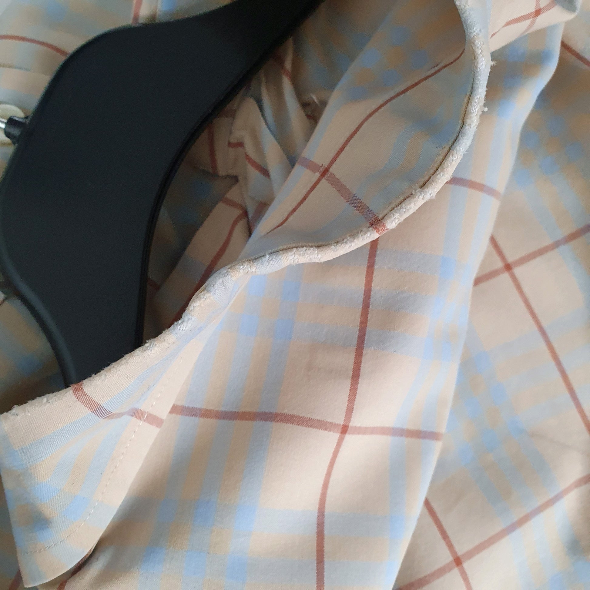 Mens Beige Burberry   Shirt