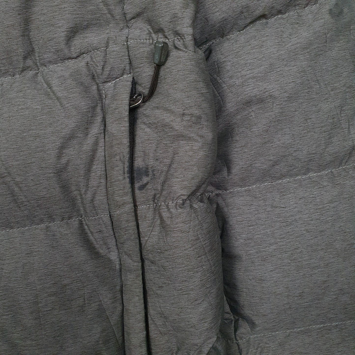 Mens Grey The North Face Nuptse Hooded  Coat