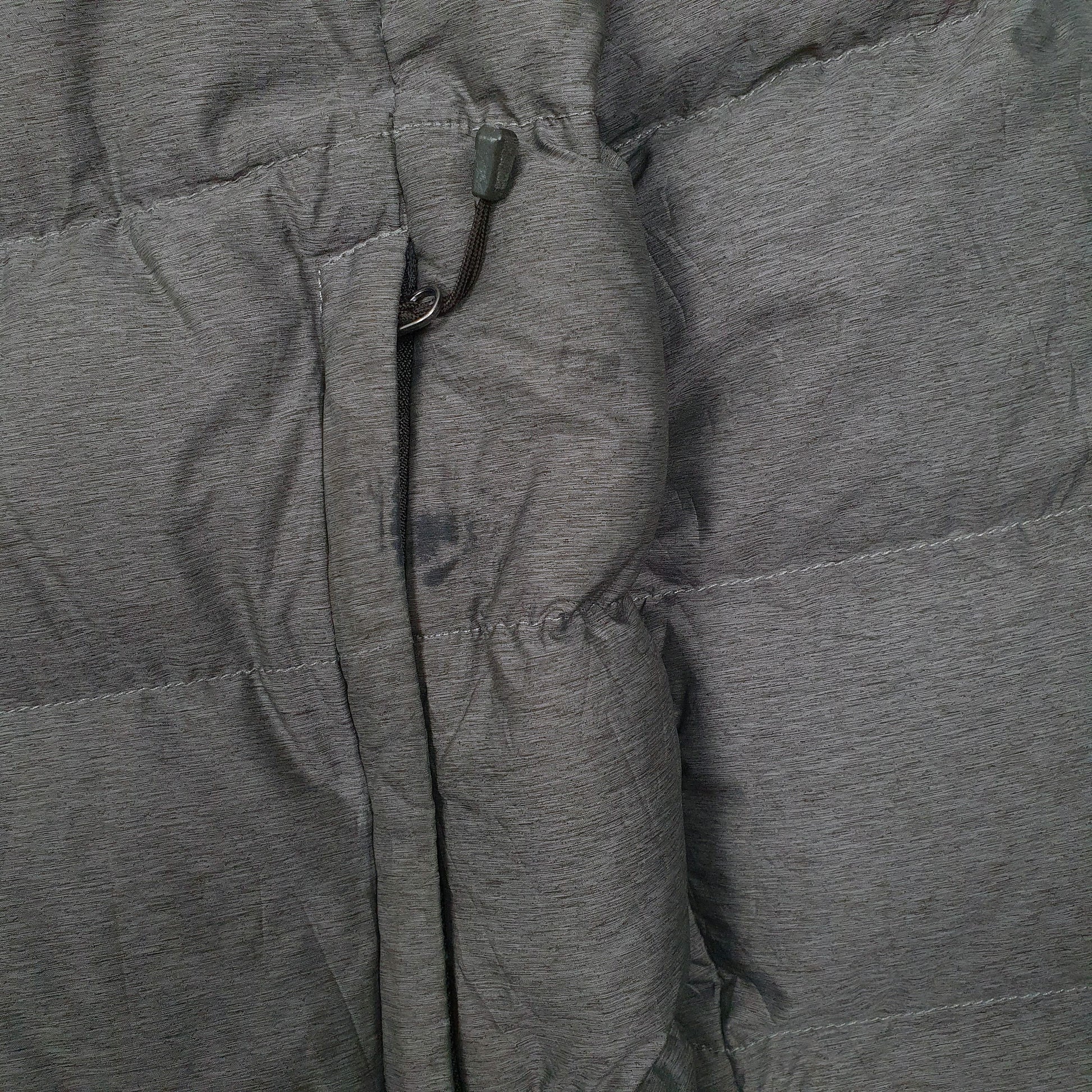 Mens Grey The North Face Nuptse Hooded  Coat