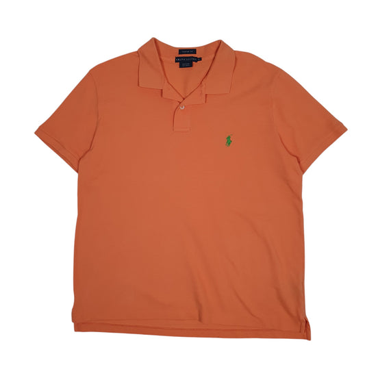 Womens Orange Polo Ralph Lauren  Short Sleeve Polo Shirt