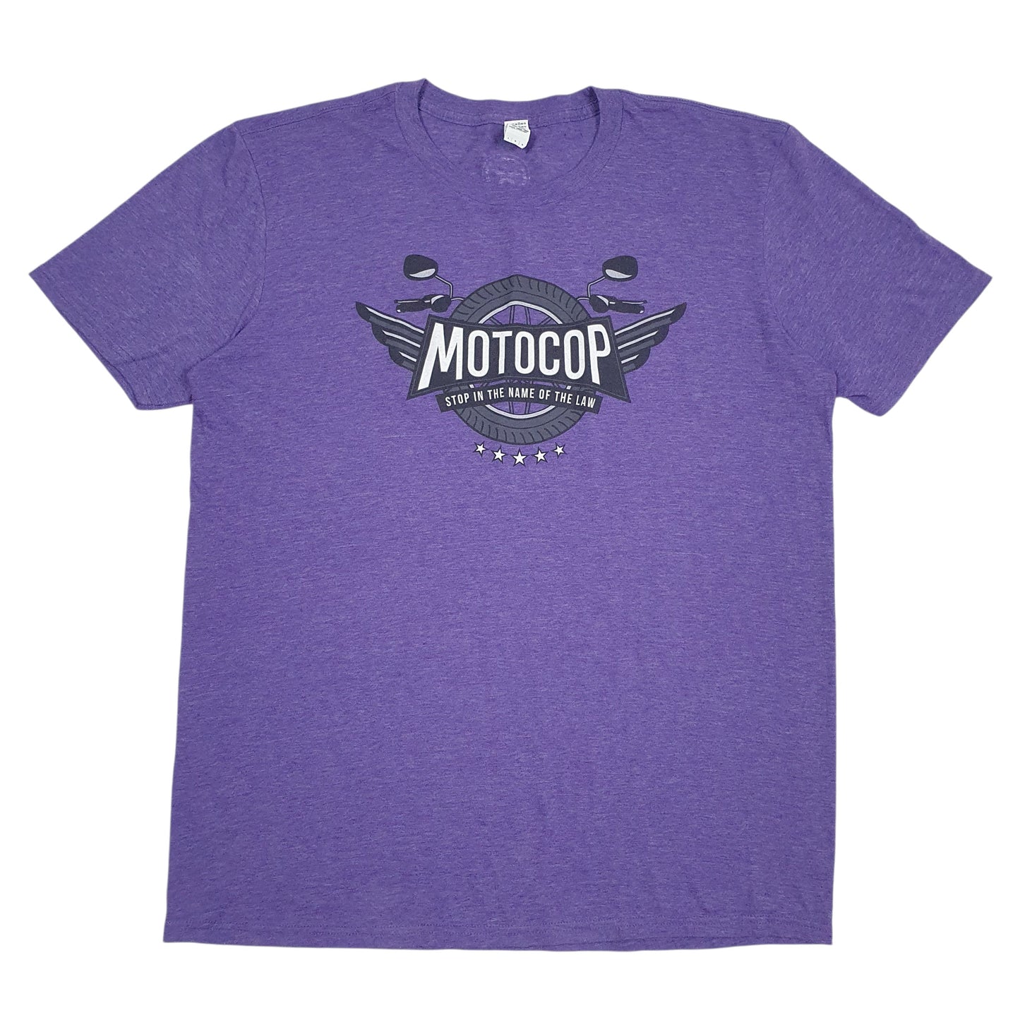 Mens Purple Anvil  Short Sleeve T Shirt