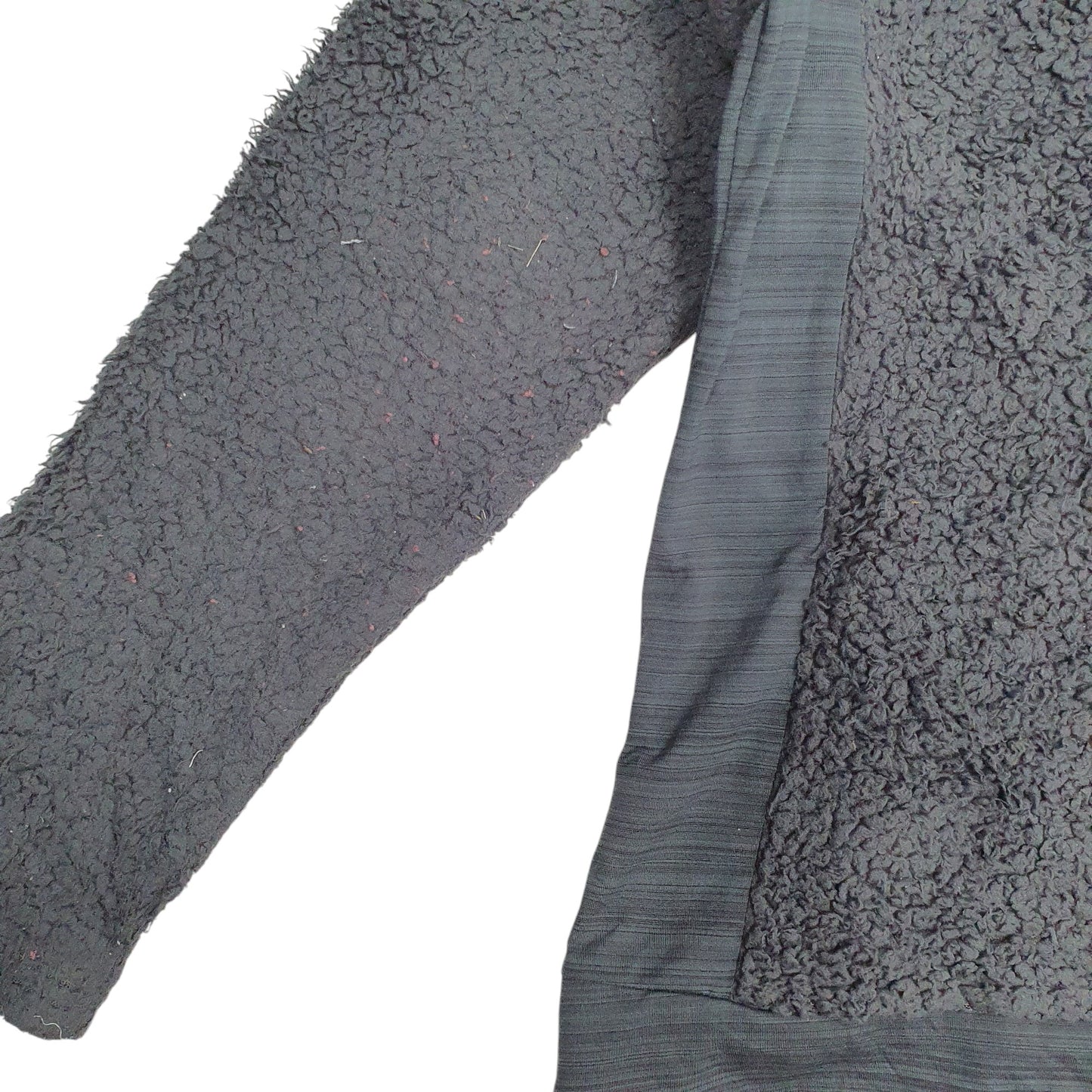 Womens Navy Fila Fluffy Full Zip Jumper