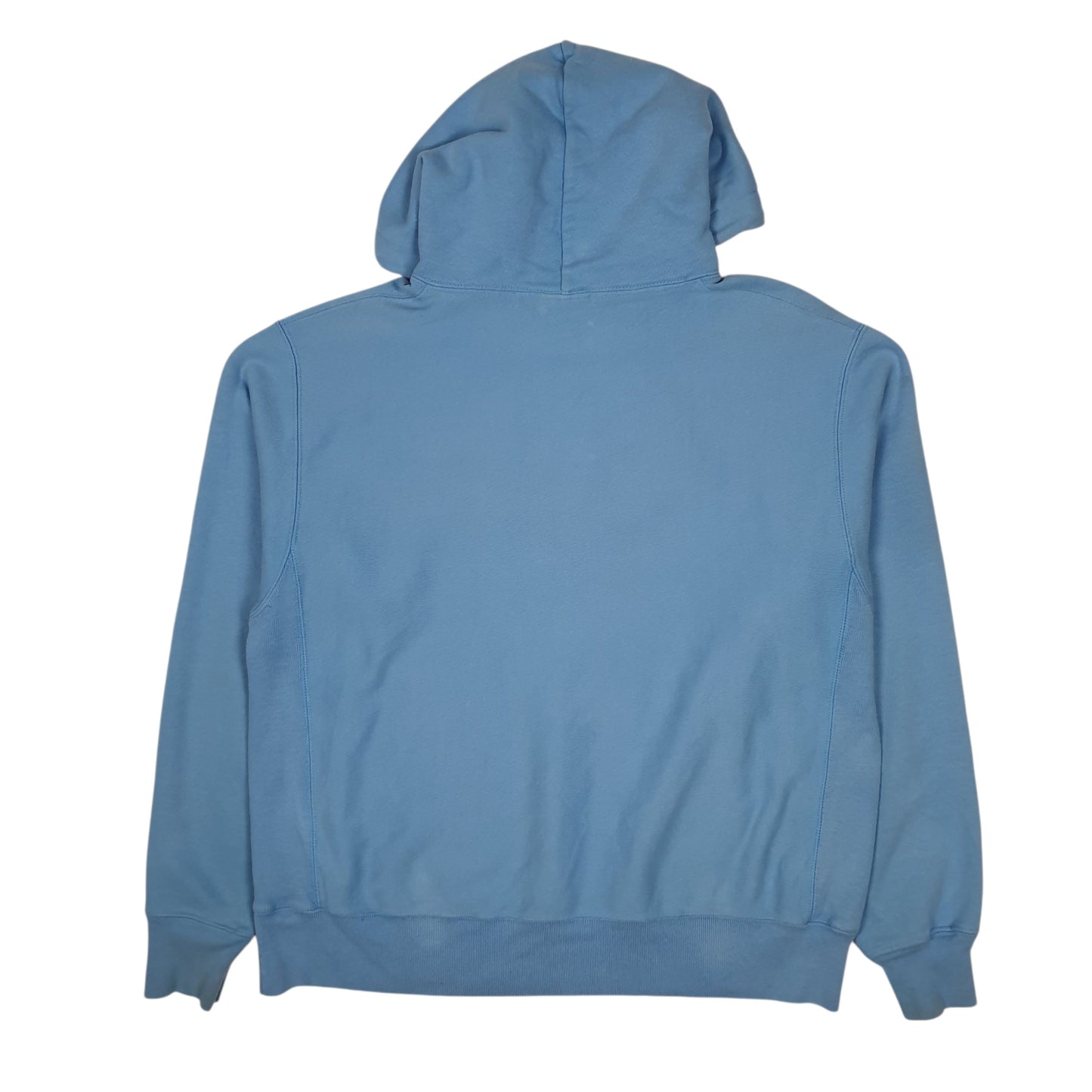 Mens Blue Champion Reverse Weave Hoodie Jumper