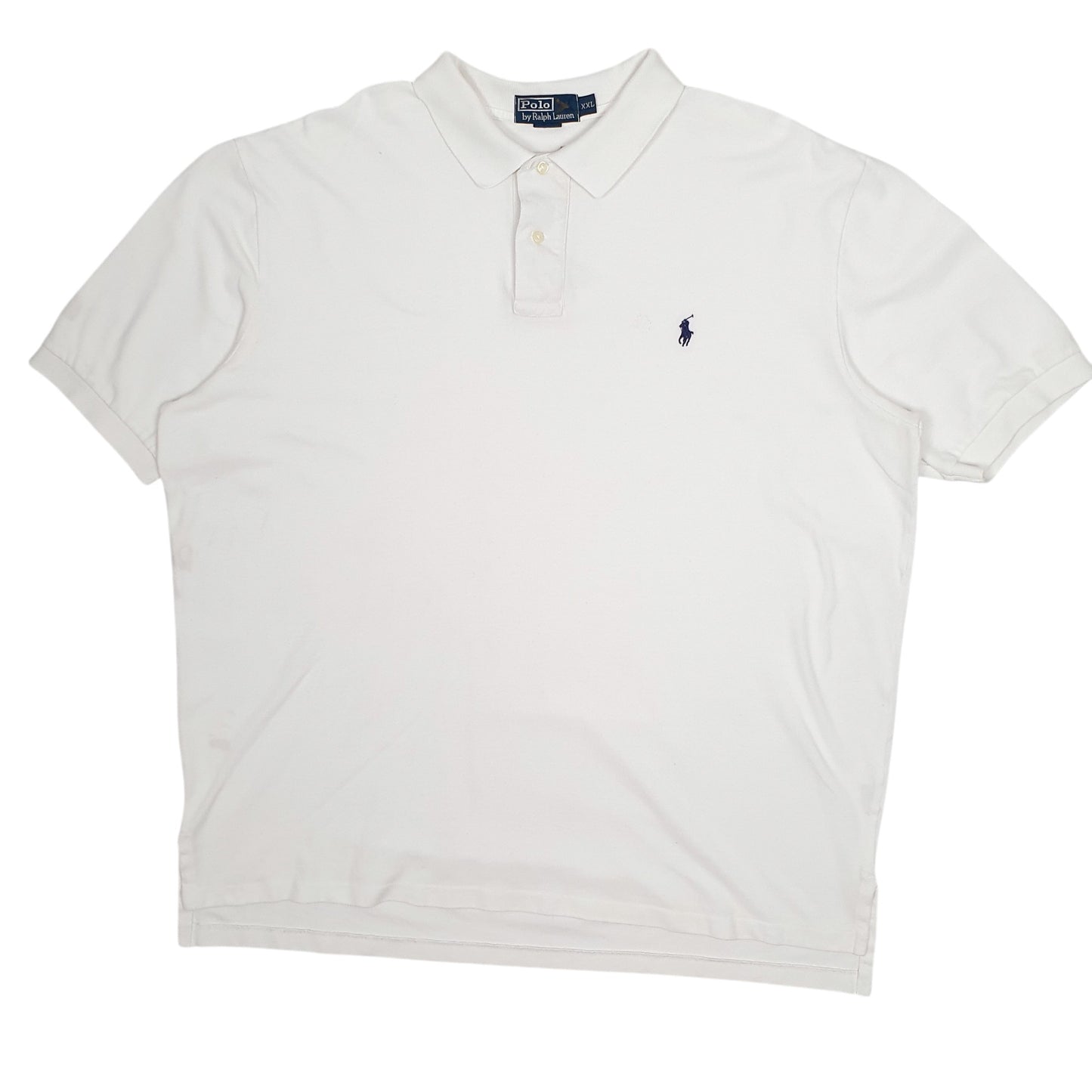 Mens White Polo Ralph Lauren  Short Sleeve Polo Shirt