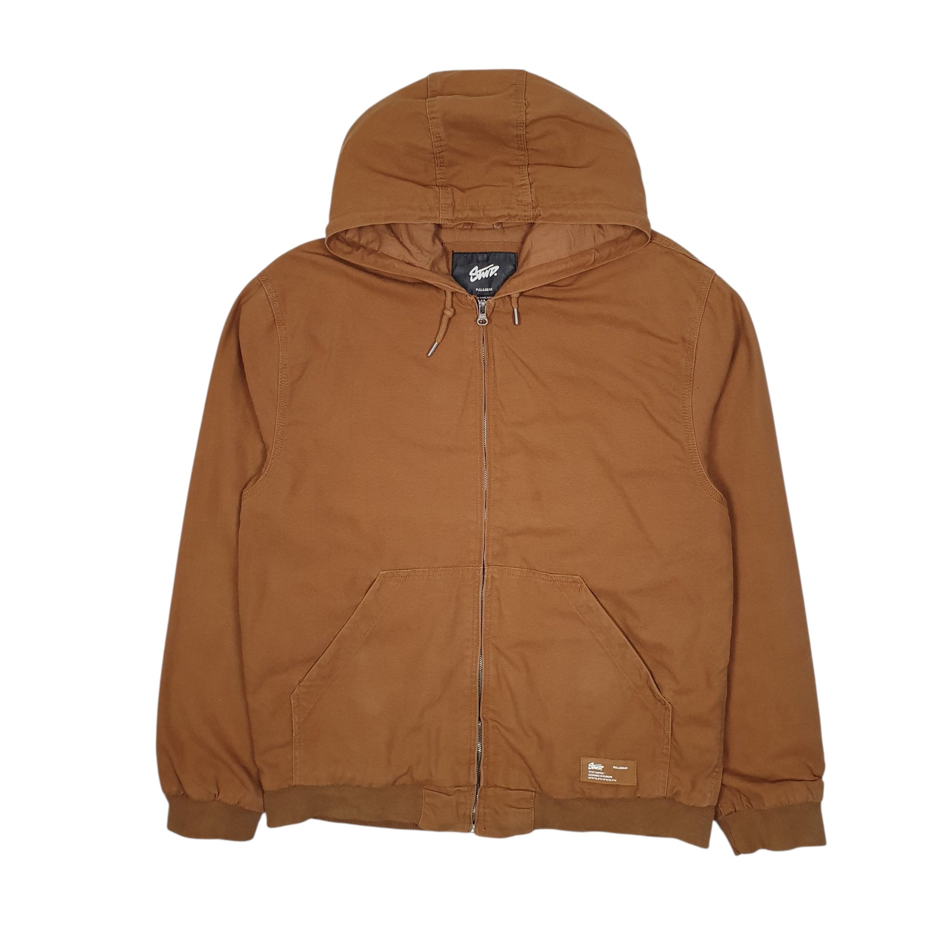Mens Tan Pull & Bear Lightweight Active  Coat