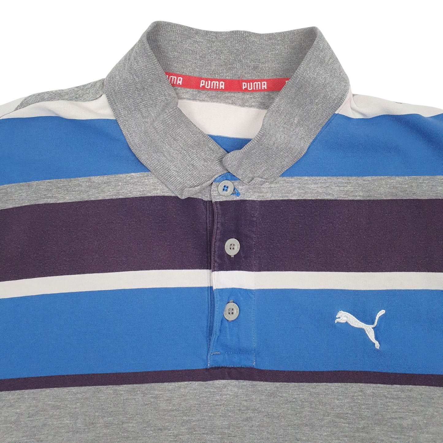 Mens Blue Puma   Polo Shirt