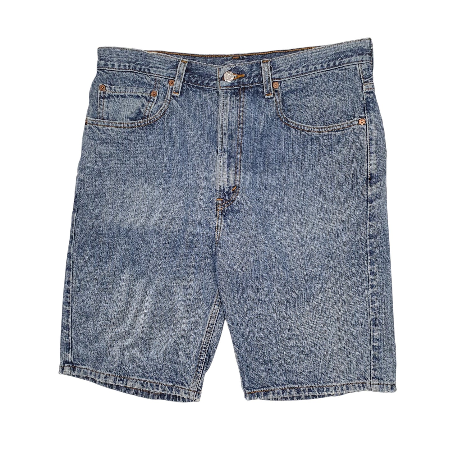 Mens Blue Levis 505 Denim Shorts