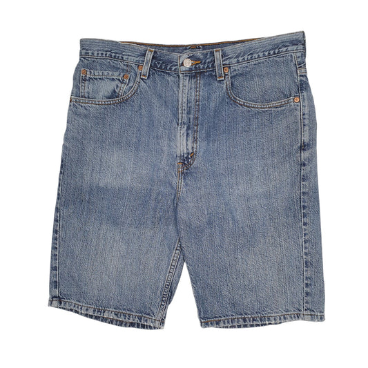 Mens Blue Levis 505 Denim Shorts