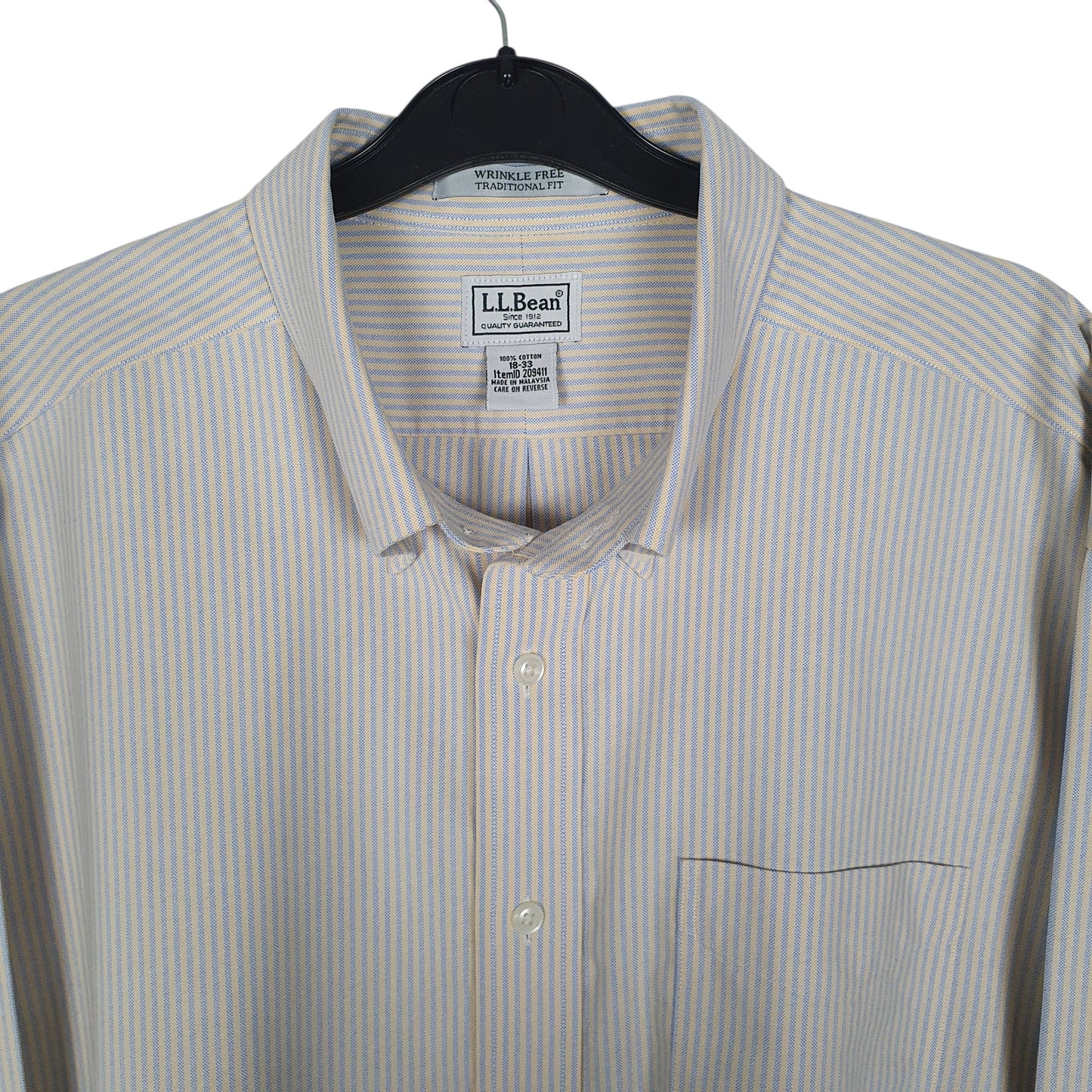 Mens Blue L.L.Bean   Shirt