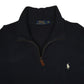 Mens Navy Polo Ralph Lauren  Quarter Zip Jumper