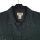 Mens Green L.L.Bean Thick Chamois  Shirt